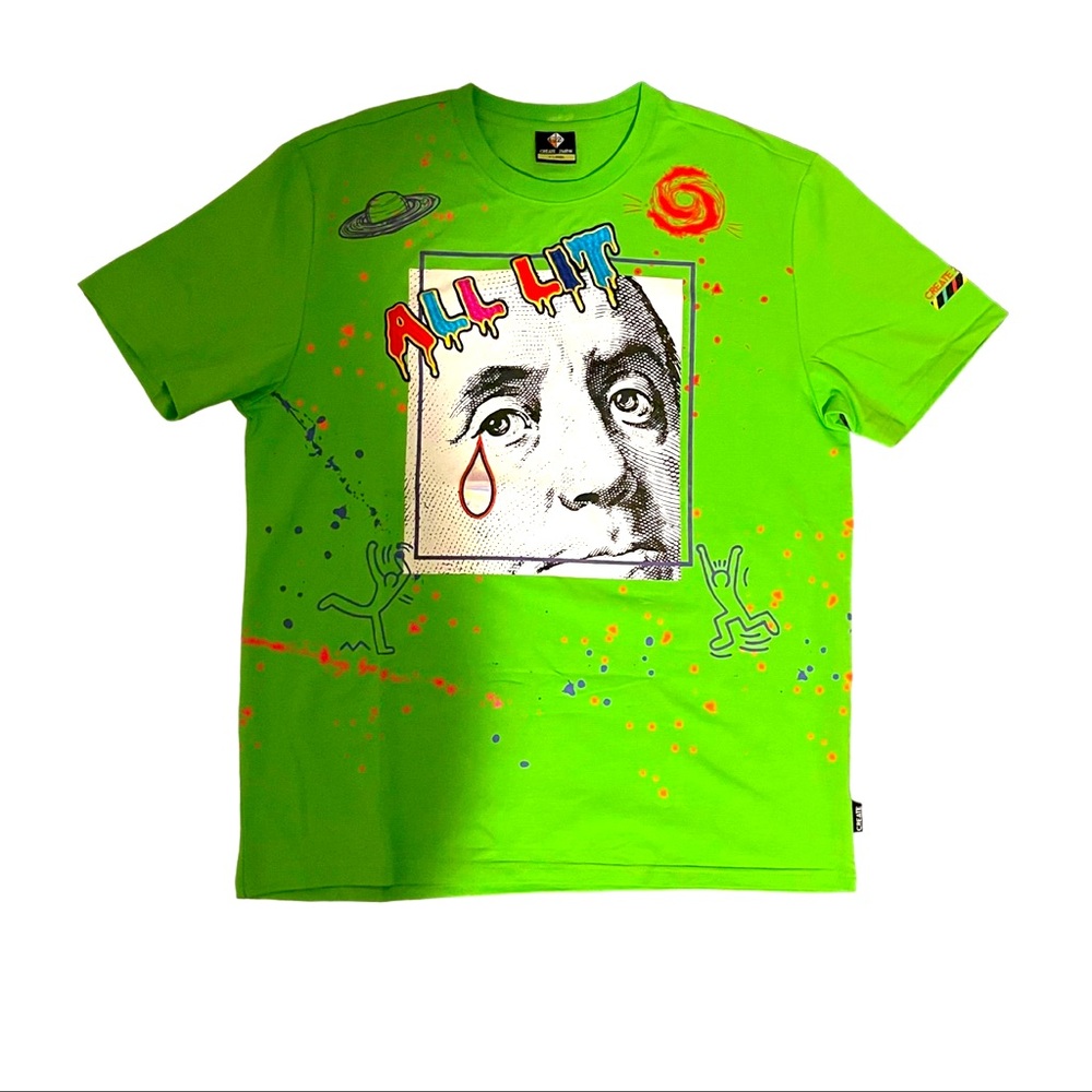 Mens XL Graphic Money Modern Rap T-Shirt